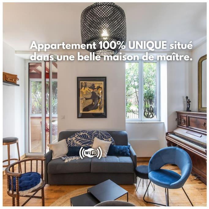 Appart Cosy Retro Voyage Avec Veranda & Piano Bagnères-de-Bigorre Buitenkant foto
